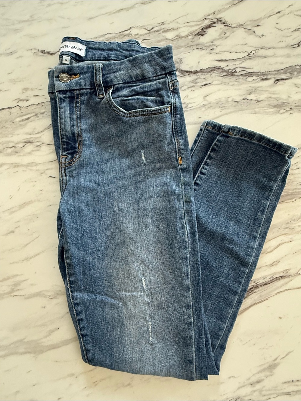 Women's Mid-Blue Skinny Jeans